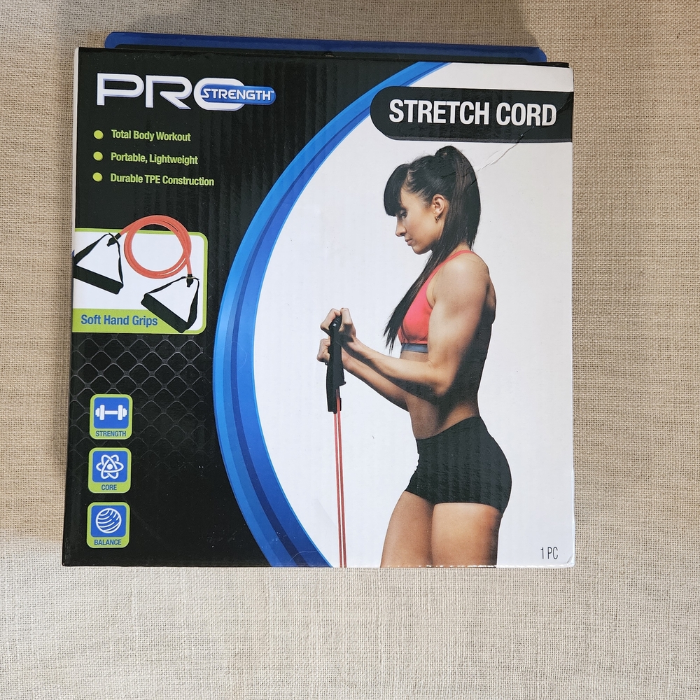 NEW Pro Strength Resistance Band with Soft Hand Grips